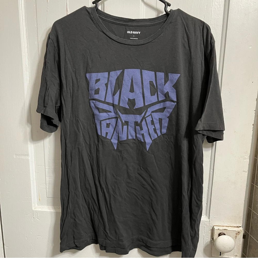 ⚡️ Old Navy Black Panther Tee - Dark Gray and Purple
